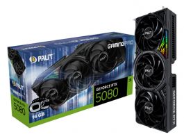 Palit Videókártya NVIDIA RTX 5080 GamingPro OC 16GB (NE75080S19T2-GB2031A)